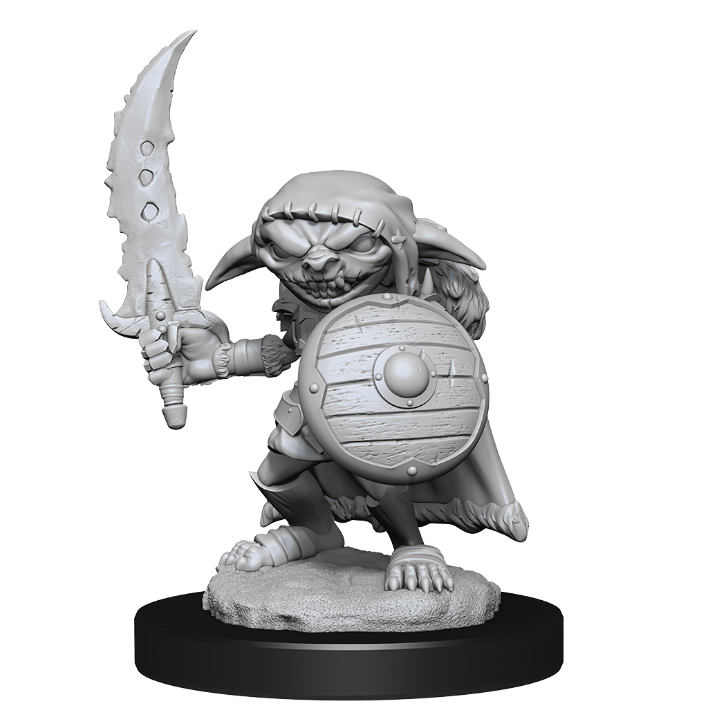 Pathfinder Deep Cuts Unpainted Miniatures Goblin Male Fighter - Good Games