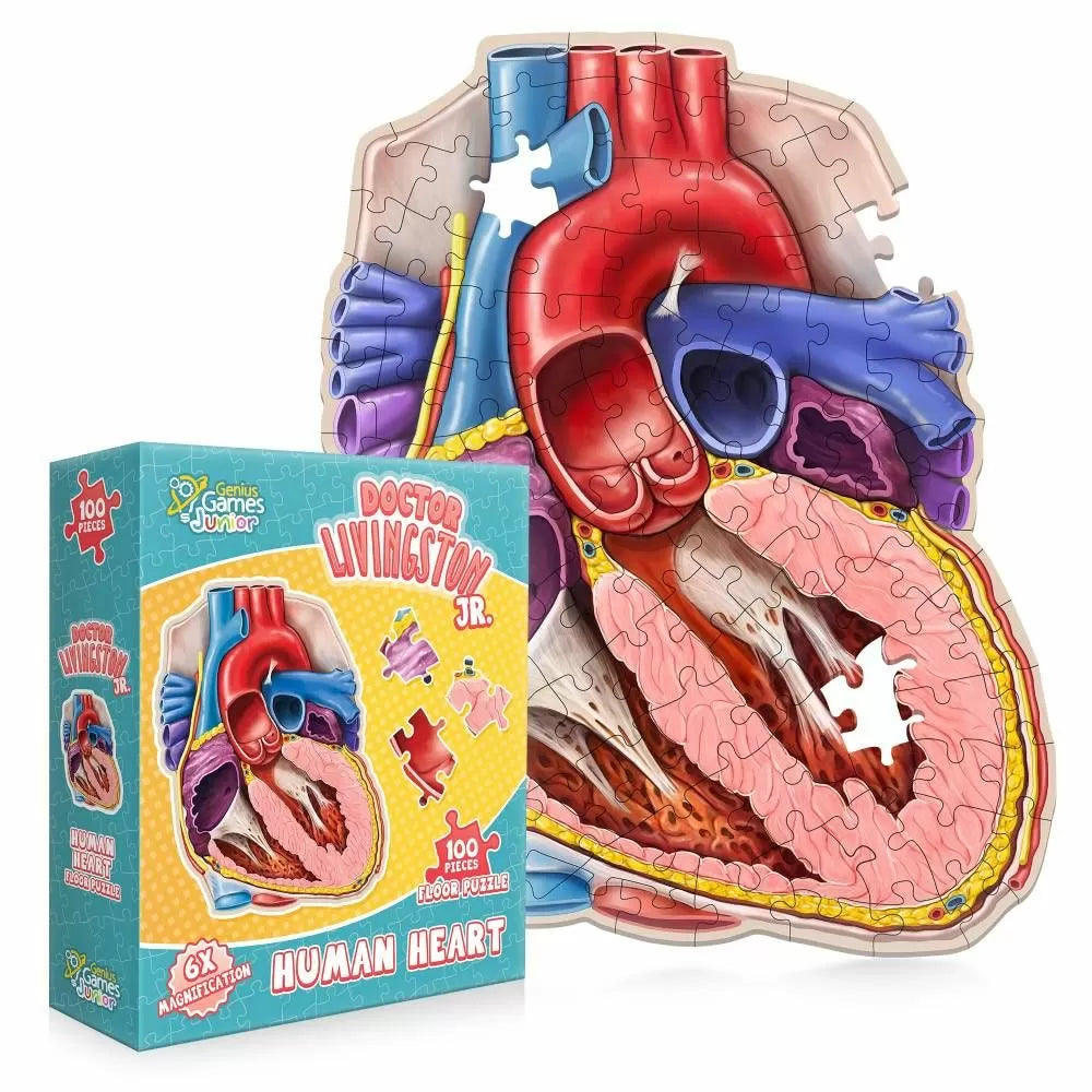 Dr. Livingston Jr. Floor Puzzle: Heart - Good Games