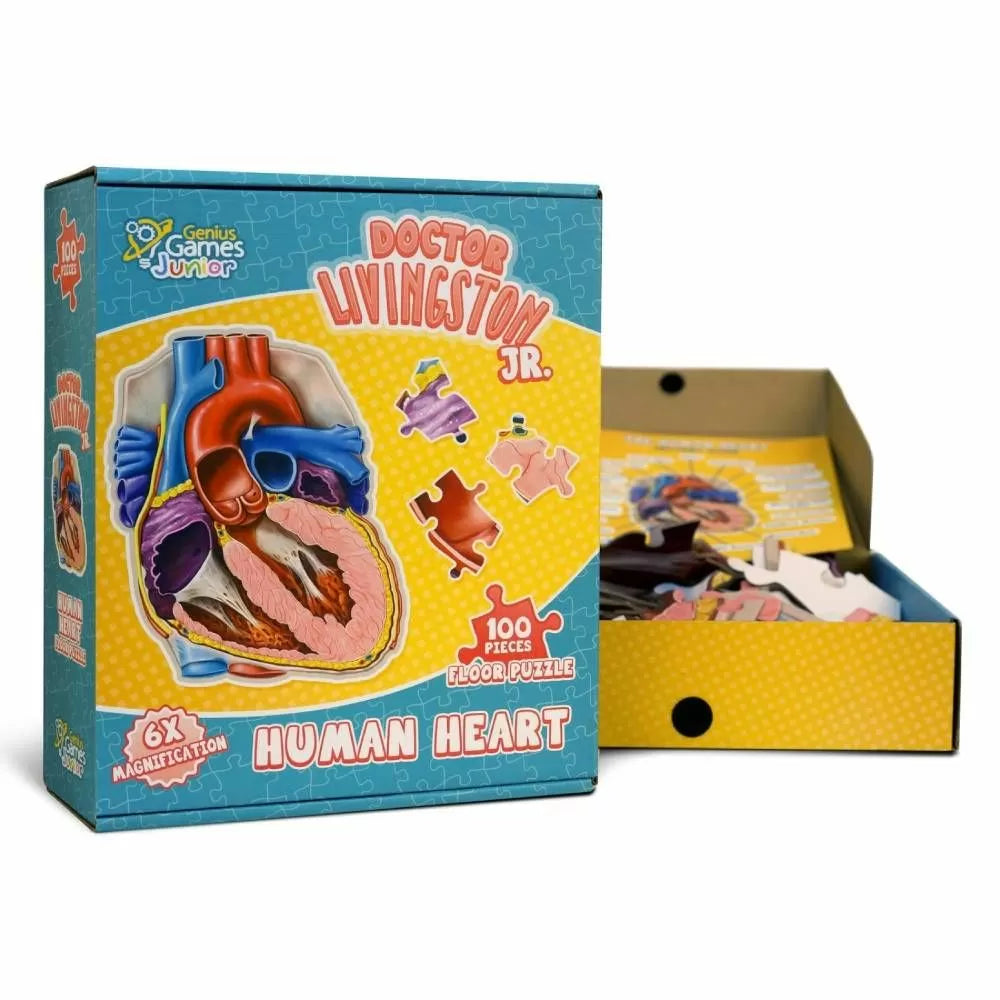 Dr. Livingston Jr. Floor Puzzle: Heart