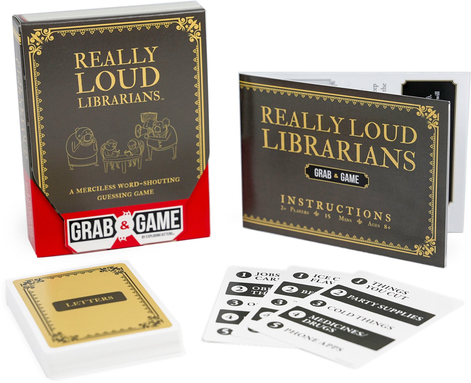 Grab & Game - Really Loud Librarians (by Exploding Kittens) - Good Games