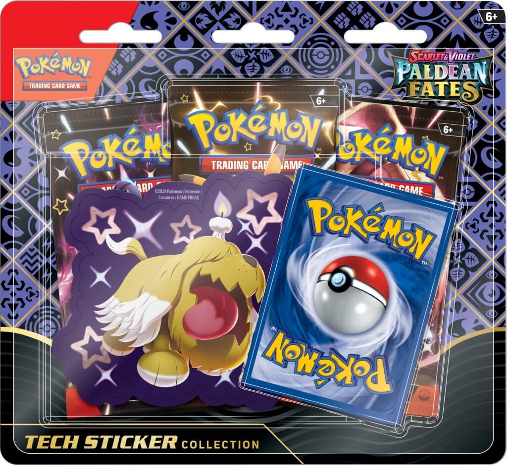 Pokemon TCG - Scarlet &amp; Violet - Paldean Fates Tech Sticker Blister