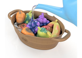 Green Toys - Rainbow Harvest Blue Set