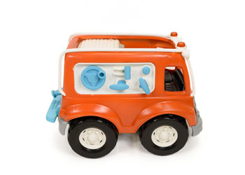 Green Toys - Toggle & Turn Fire Truck