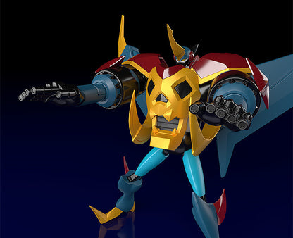 Dynamic pose of the GX-205 Ga-Oh King Soul of Chogokin action figure
