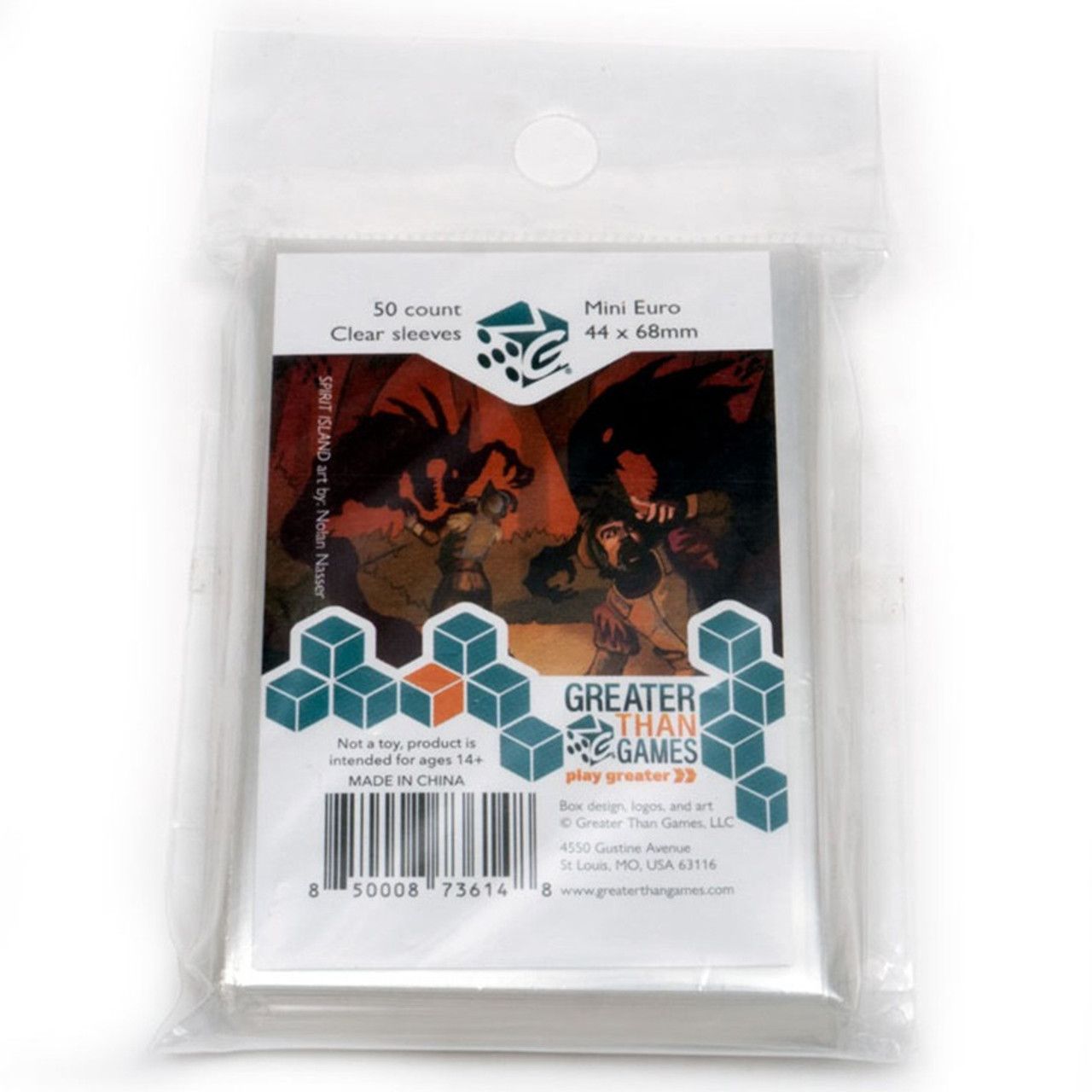 Mini Euro Size Card Sleeves (44 X 68Mm) - Good Games