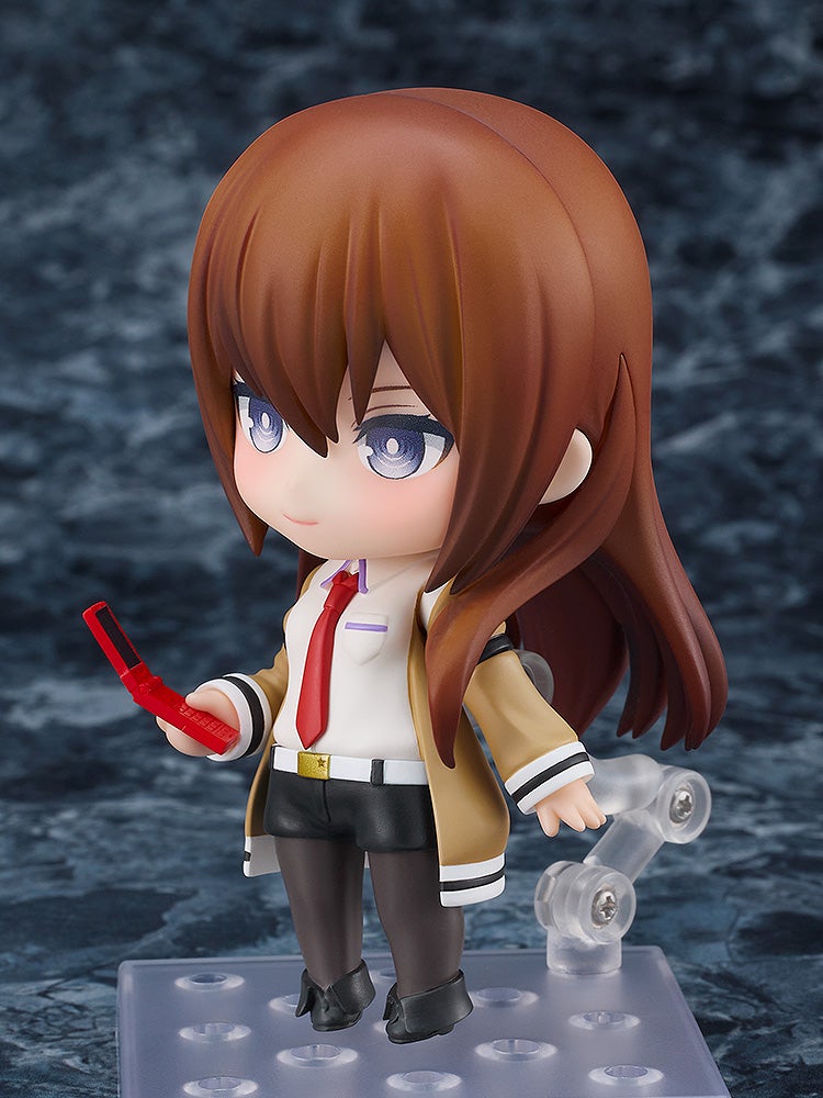 Nendoroid 134 Makise Kurisu figure with red flip phone