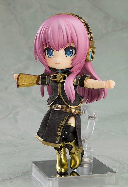 Close-up of Nendoroid Doll Megurine Luka showing facial expression and detailed costume design