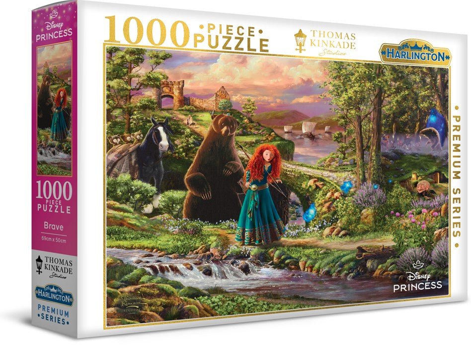 Harlington Thomas Kinkade Disney Brave - 1000 piece Jigsaw
