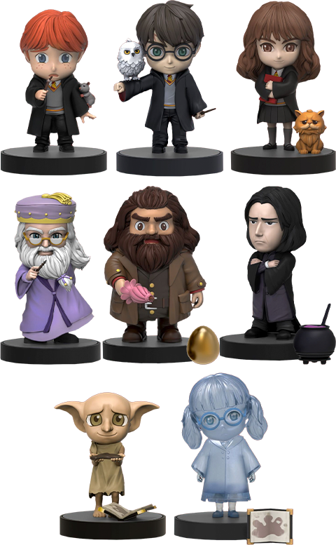 Isolated image of Harry Potter Mini Egg Attack figure holding wand