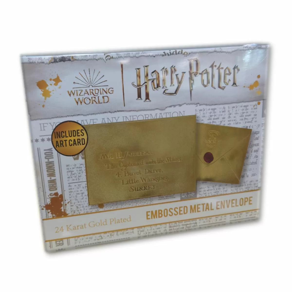 Fanattik Harry Potter Metal Replica Envelope with Red Seal - Good Games