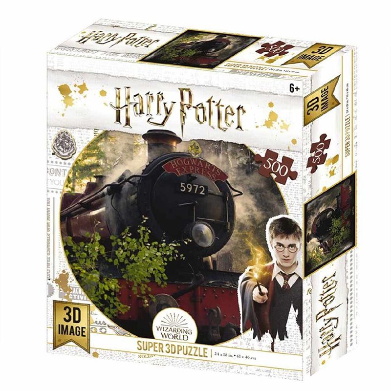 Prime 3D 500 Piece Harry Potter Hogwarts Express