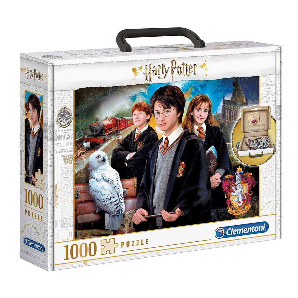 Clementoni - Harry Potter in Case 1000 Piece Jigsaw - Good Games