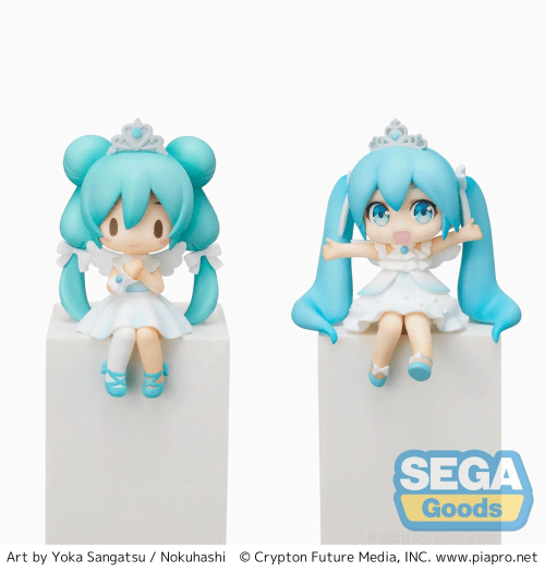 Hatsune Miku Perch Mini Figurine 15th Anniversary Blue - Good Games