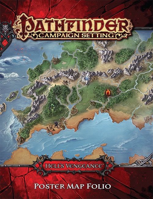 Pathfinder Hells Vengeance Poster Map Folio - Good Games
