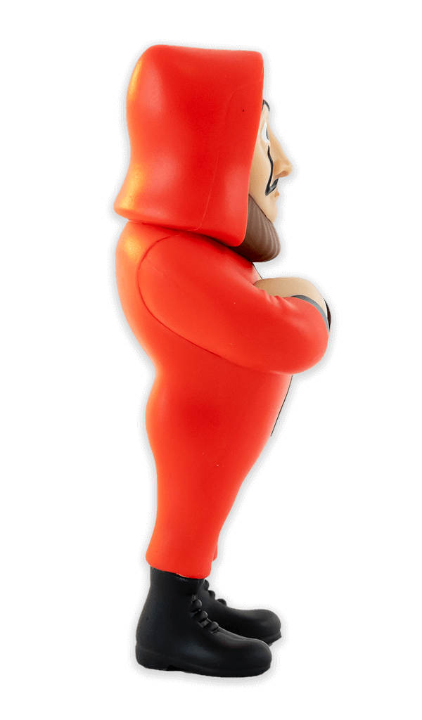 Helsinki Minix figure close-up showing tough expression