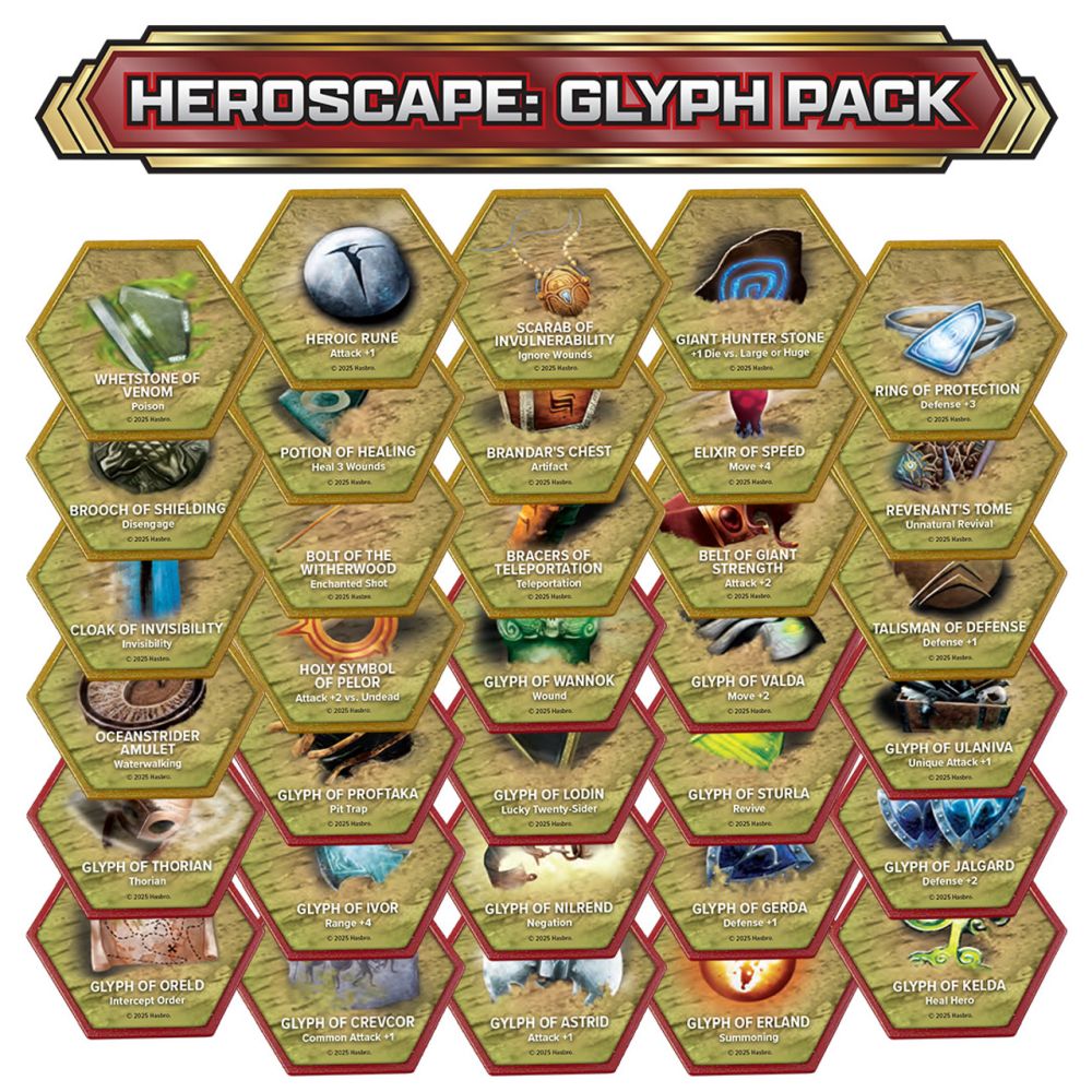Heroscape - Glyph Pack (Preorder) - Good Games
