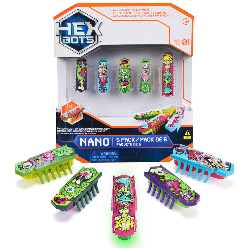 Hex Bots Flash Nano 5 Pack - Good Games