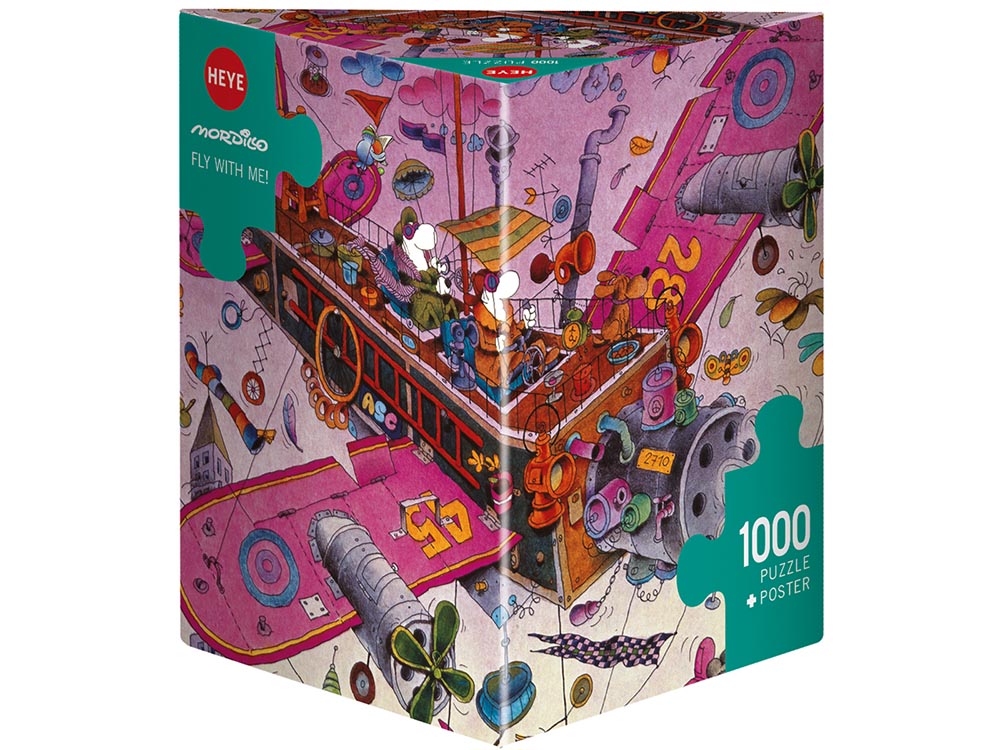 Heye - Mordillo Fly With Me 1000 Piece Jigsaw - Good Games