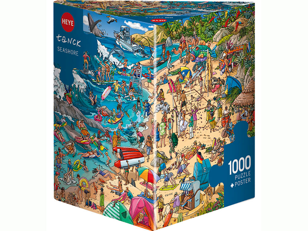 Heye - Puzzle Poster - Tanck - Seashore 1000 Piece Jigsaw - Good Games