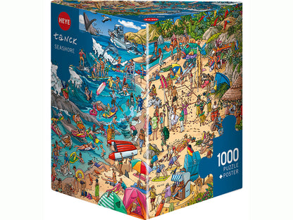 Heye - Puzzle Poster - Tanck - Seashore 1000 Piece Jigsaw - Good Games