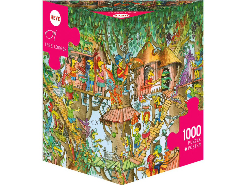 Heye - Korky Paul Tree Lodges 1000 Piece Jigsaw - Good Games
