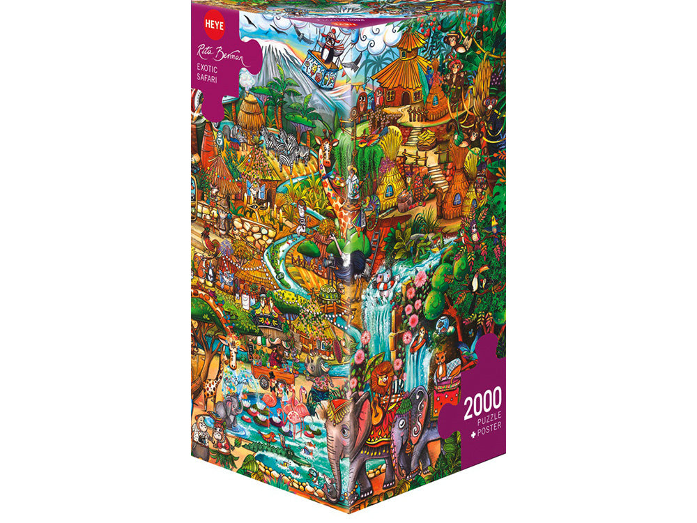 Heye - Berman Exotic Safari 2000 Piece Jigsaw - Good Games