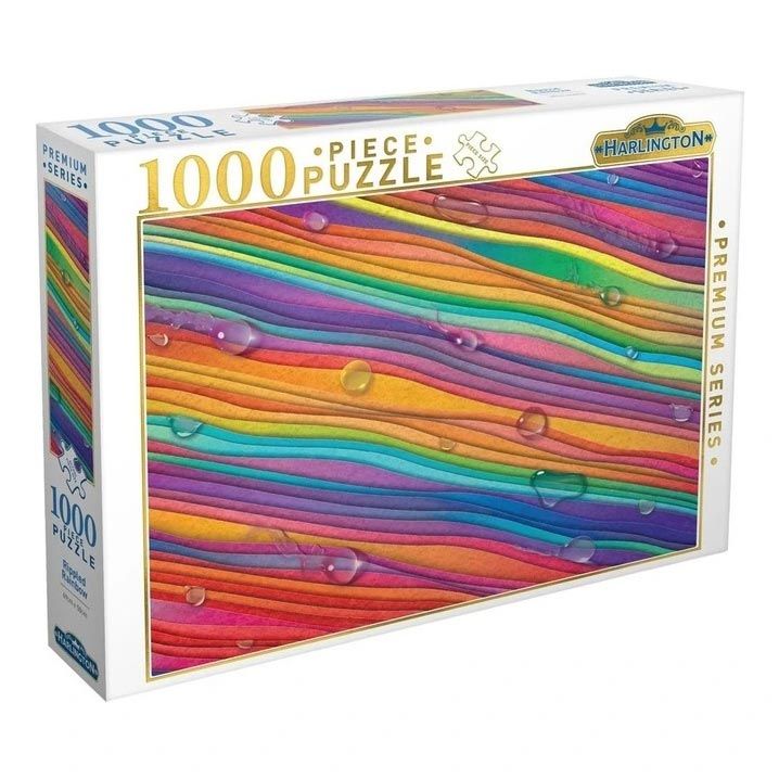 Harlington - Rippled Rainbox 1000 Piece Jigsaw - Good Games