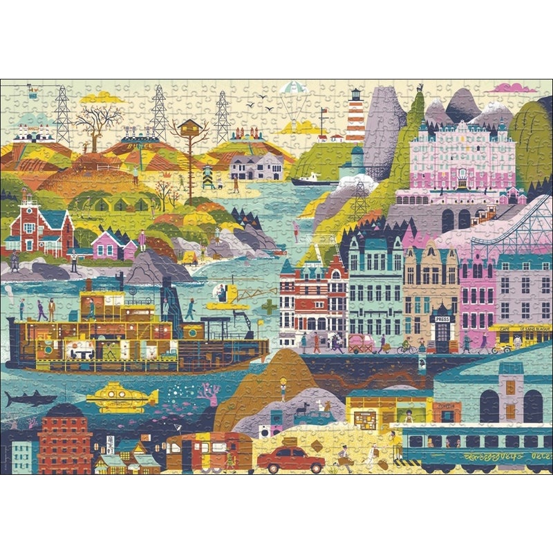 Heye - Movie Masters Wes Anderson 1000 Piece Jigsaw - Good Games