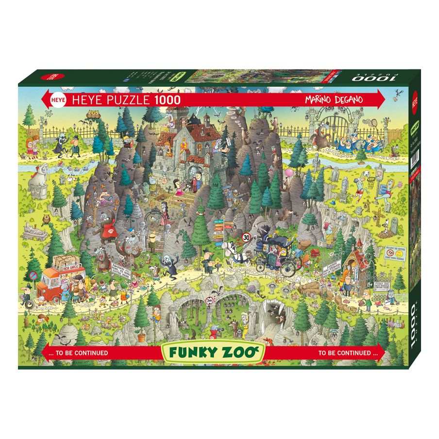 Heye - Funky Zoo Transylvan. Habitat 1000 Piece Jigsaw - Good Games