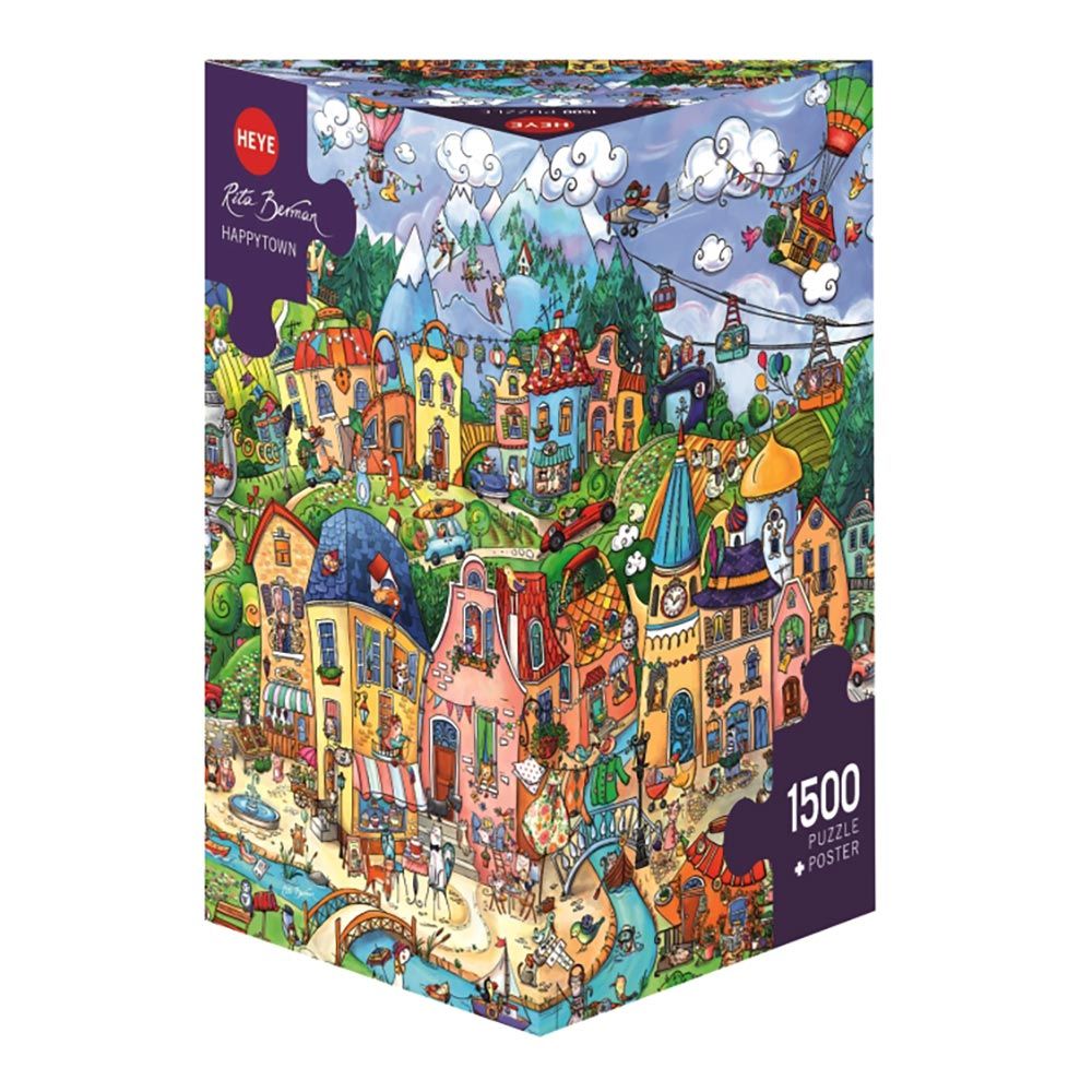 Heye - Berman Happytown 1500 Piece Jigsaw - Good Games