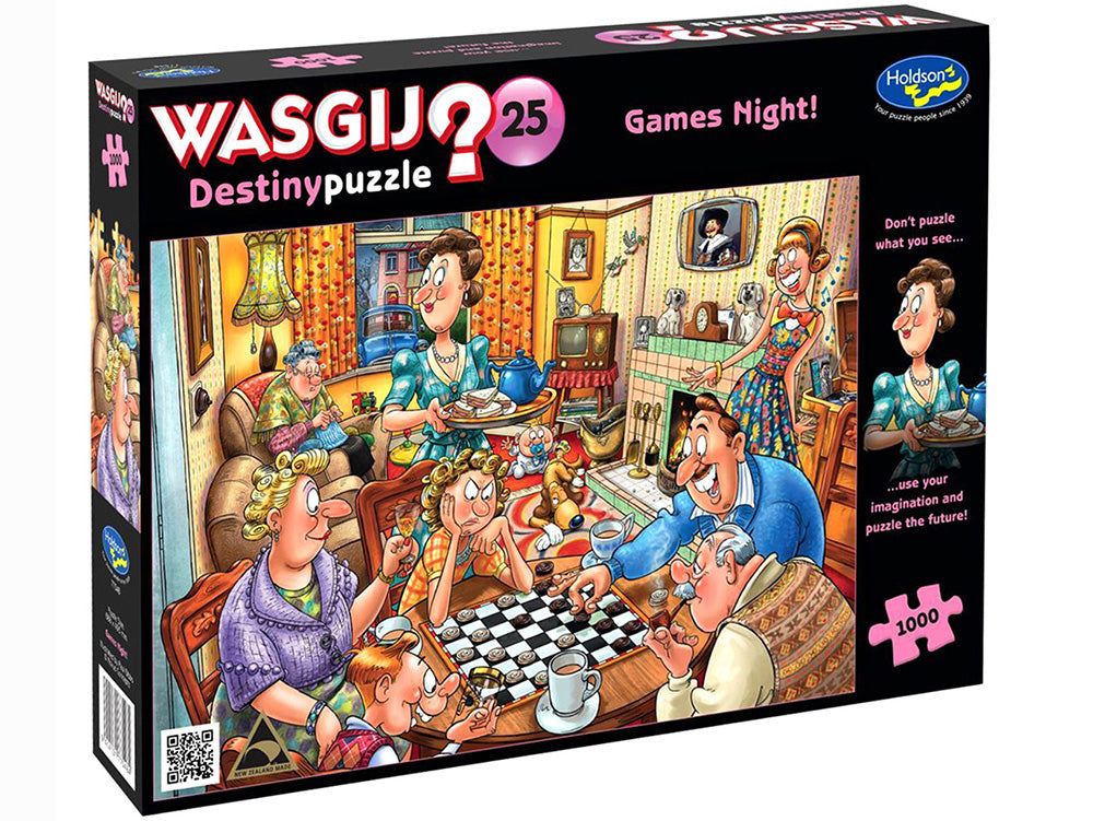 Wasgij? Destiny 25 - Games Night 1000 Piece Jigsaw