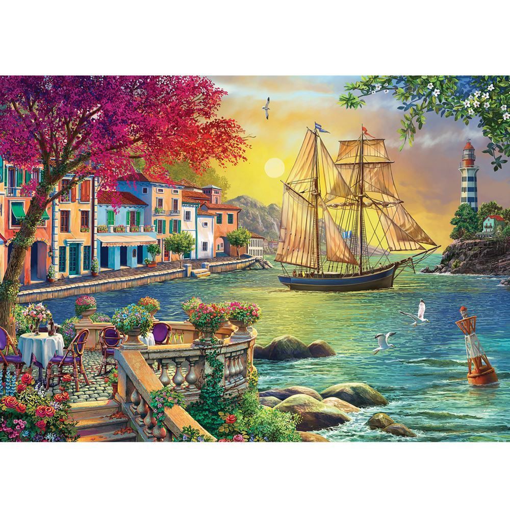 Holdson - Sailing At Sunset 1000 Piece Jigsaw - Good Games