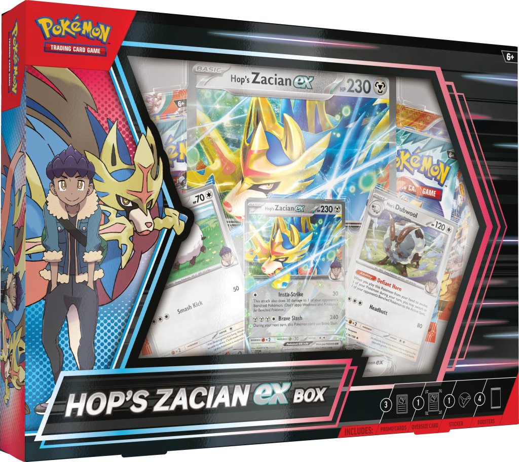 Pokemon TCG: Hop&#39;s Zacian ex Box - Good Games