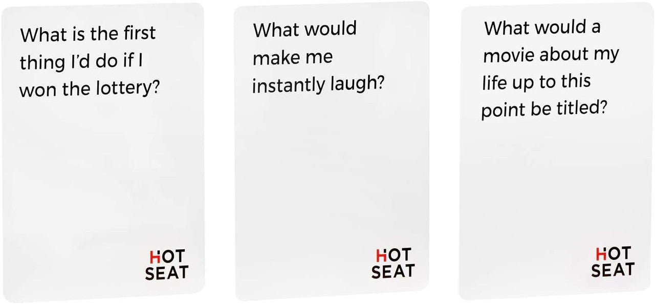 Hot Seat: Card Game - Tuck Box - Good Games