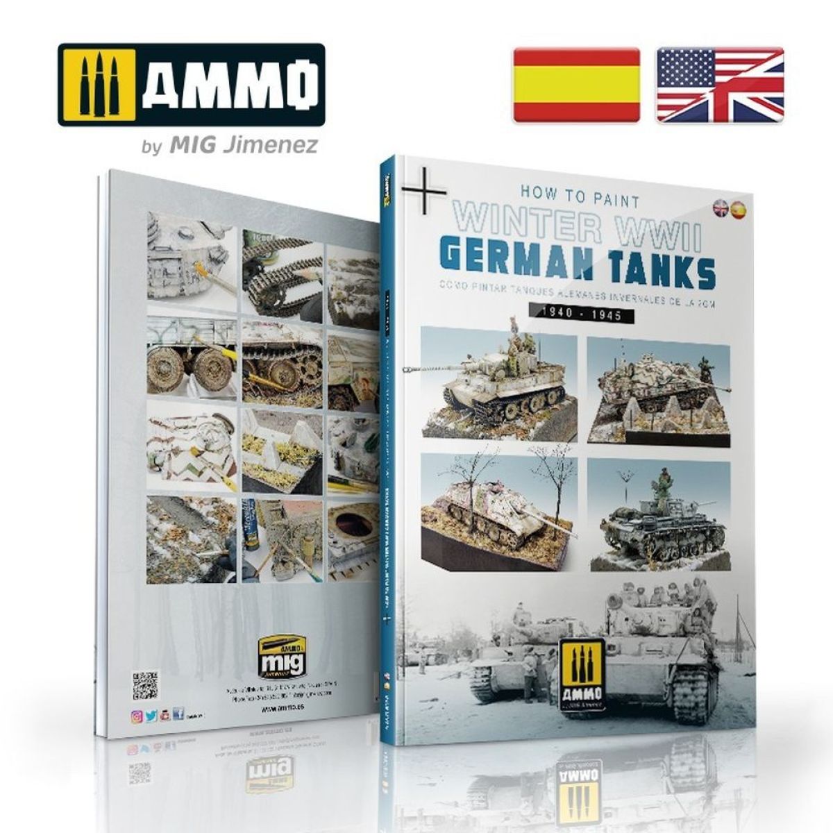 Ammo by MIG - Book - How To Paint Winter Wwii German Tanks - Good Games