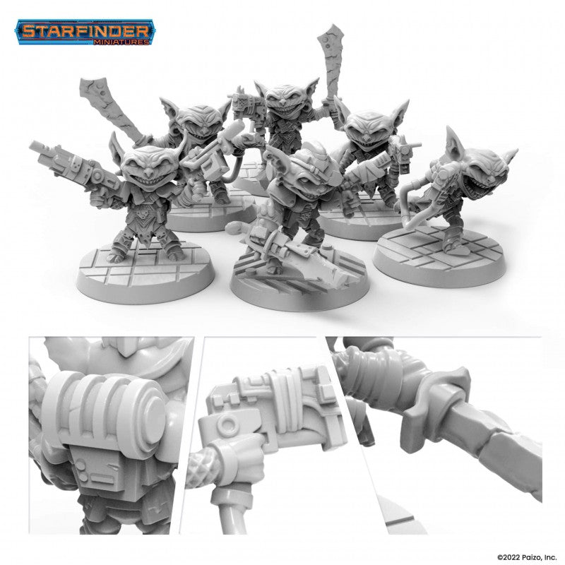 Starfinder Masterclass Miniatures: Space Goblin War Band