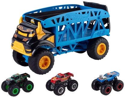 Hot Wheels Monster Trucks with Monster Mover 3-Piece Set - Good Games