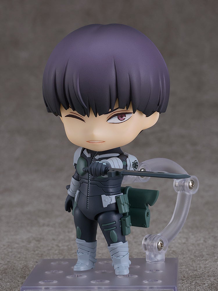 Nendoroid Soshiro Hoshina holding a sword with serious expression and jacket detail