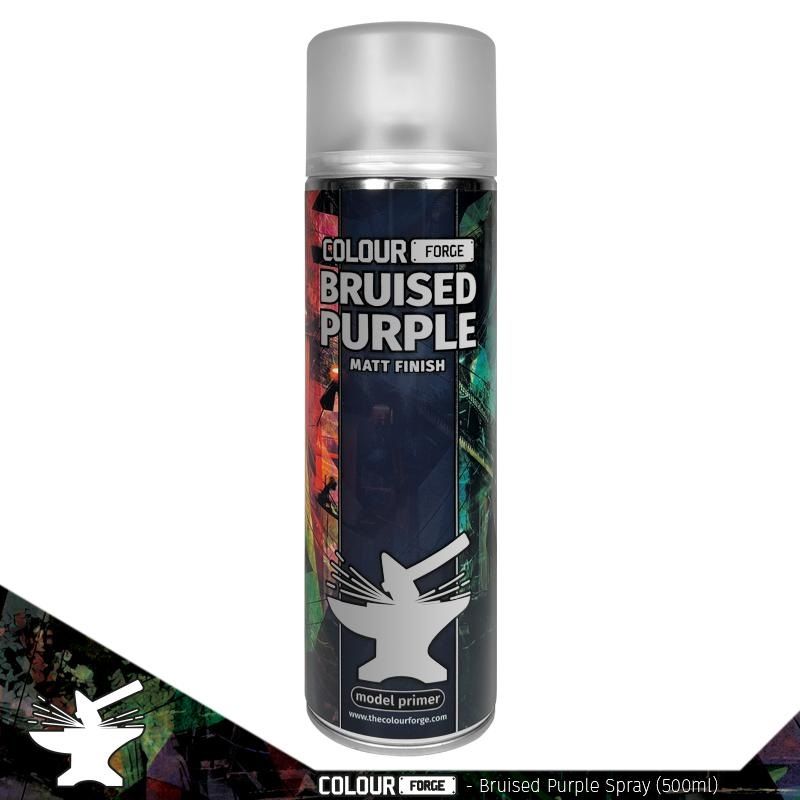 Colour Forge - Aerosol Spray Primer - Bruised Purple 500ml - Good Games