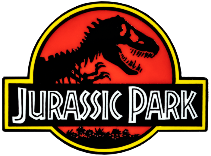 Jurassic Park logo enamel pin - Good Games