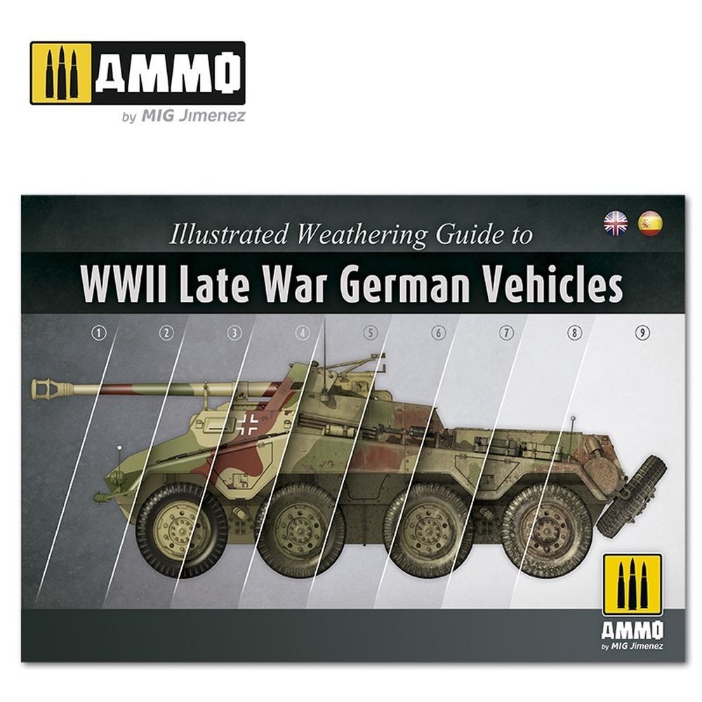 Ammo by MIG - Book - Illustrated Weathering Guide To Wwii Late German Vehicles (Preorder) - Good Games