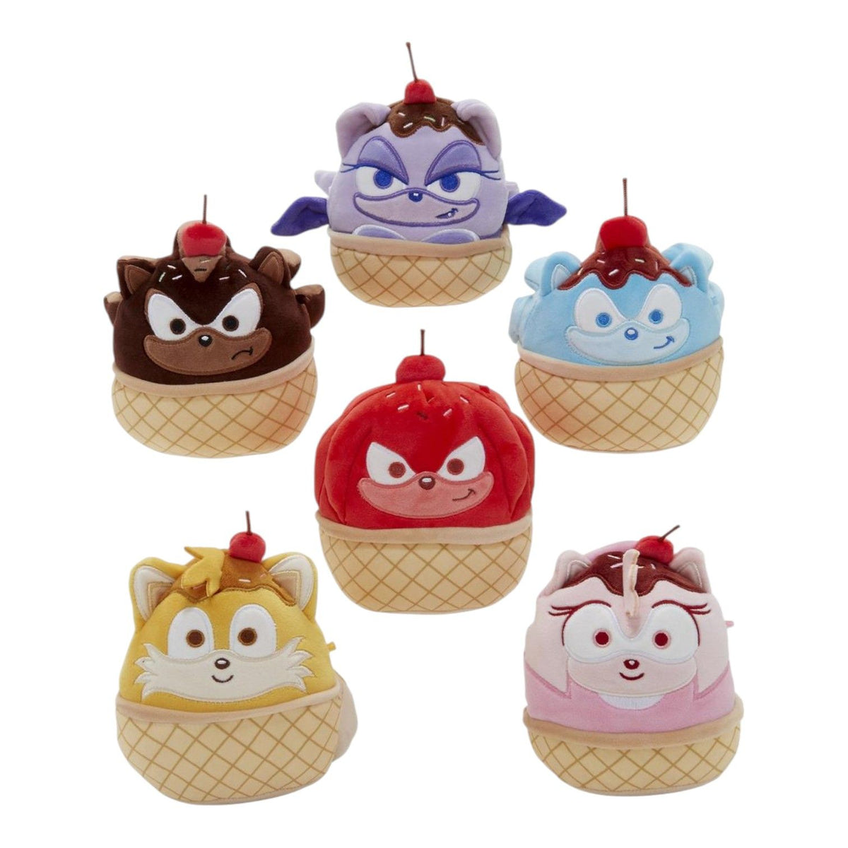 Squishmallows Sonic Icecream Scented Mystery Squad plush front 2