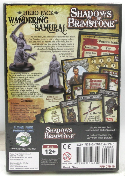 Shadows of Brimstone: Wandering Samurai Hero Pack Expansion - Good Games