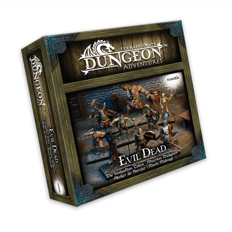Mantic Games TerrainCrate - Dungeon Adventures - Evil Dead Miniature (MGTC189) - Good Games