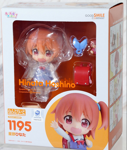Nendoroid Hinata Hoshino figure box showing figure accessories and character art