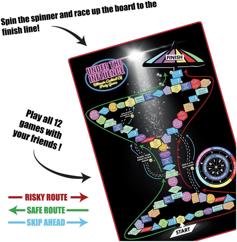 Under the Influence Ultimate Cocktail of Party Games black box set
