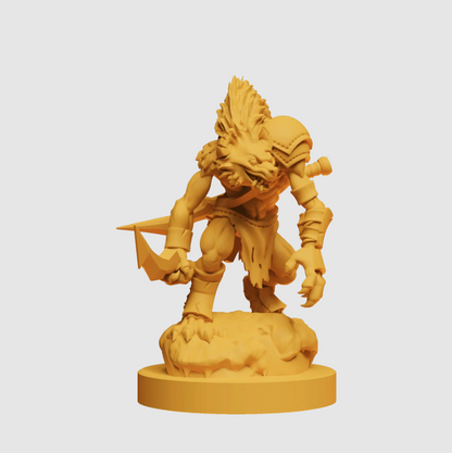 Steamforged Games Godtear Fenra Wolf of The End Times & Chainless Curs Miniatures - Good Games