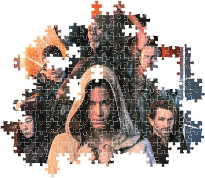 Rebel Moon puzzle compact 1 pieces partially assembled character artwork