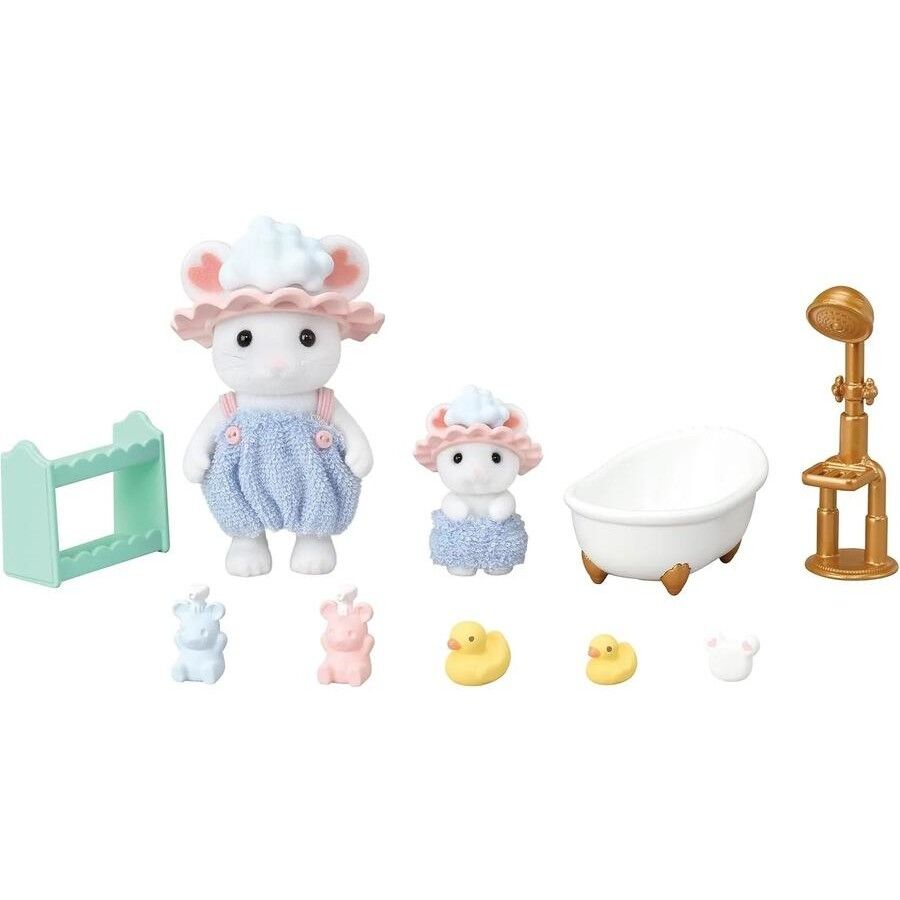 Sylvanian Families - Bath Time Bubble Siblings