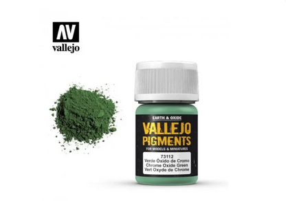 Vallejo Pigment 30ml - Chrome Oxide Green - Good Games
